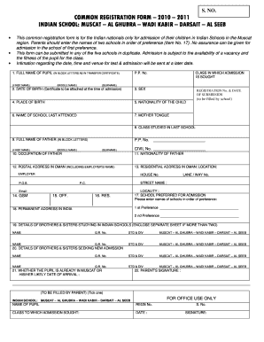 Registration form in html - indian school ghubra admission 2019