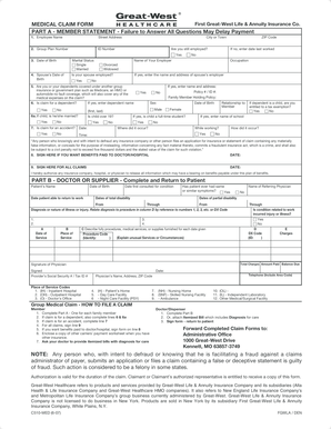 Medical Claim Form