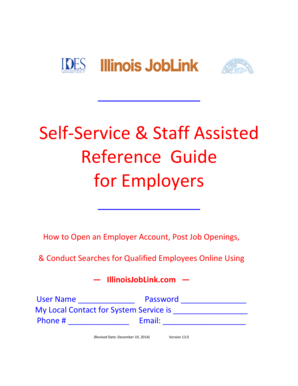 IllinoisJobLink Employer Reference Guide