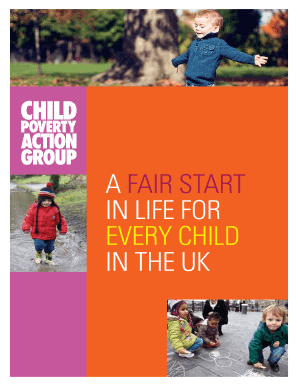 Child Poverty Action Group Donation Form