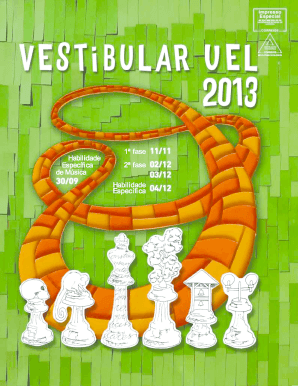 Manual do Candidato do Vestibular-2013 UEL - cops uel