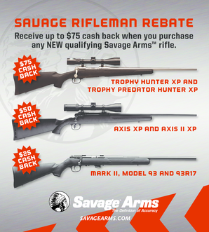 Savage Rifleman Rebate Form