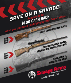 Savage Arms Rifle Rebate Form