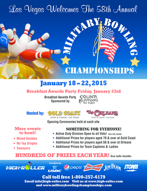 Fillable Online Las Vegas Welcomes The 58th Annual - High-Roller! Fax Email Print - PDFfiller