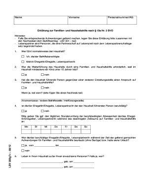 Information zur Beihilfefähigkeit von Familien- und Haushaltshilfen
