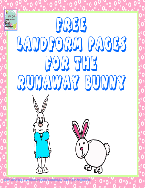 Runaway Bunny Student Activity Pages