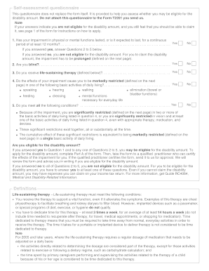 Disability Tax Credit Certificate