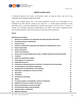 Anexo (modelo geral)