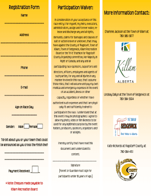 Ways to Register Registration Fees - Town of Sedgewick