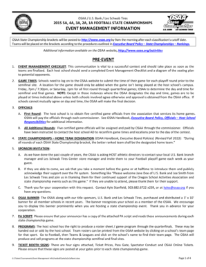 Generic month calendar - OSAA/U - osaa