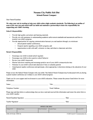 Nenana City School Parent Compact