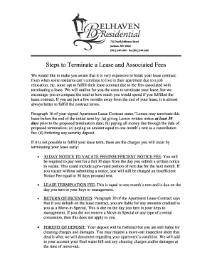 Mississippi Lease Termination Notice