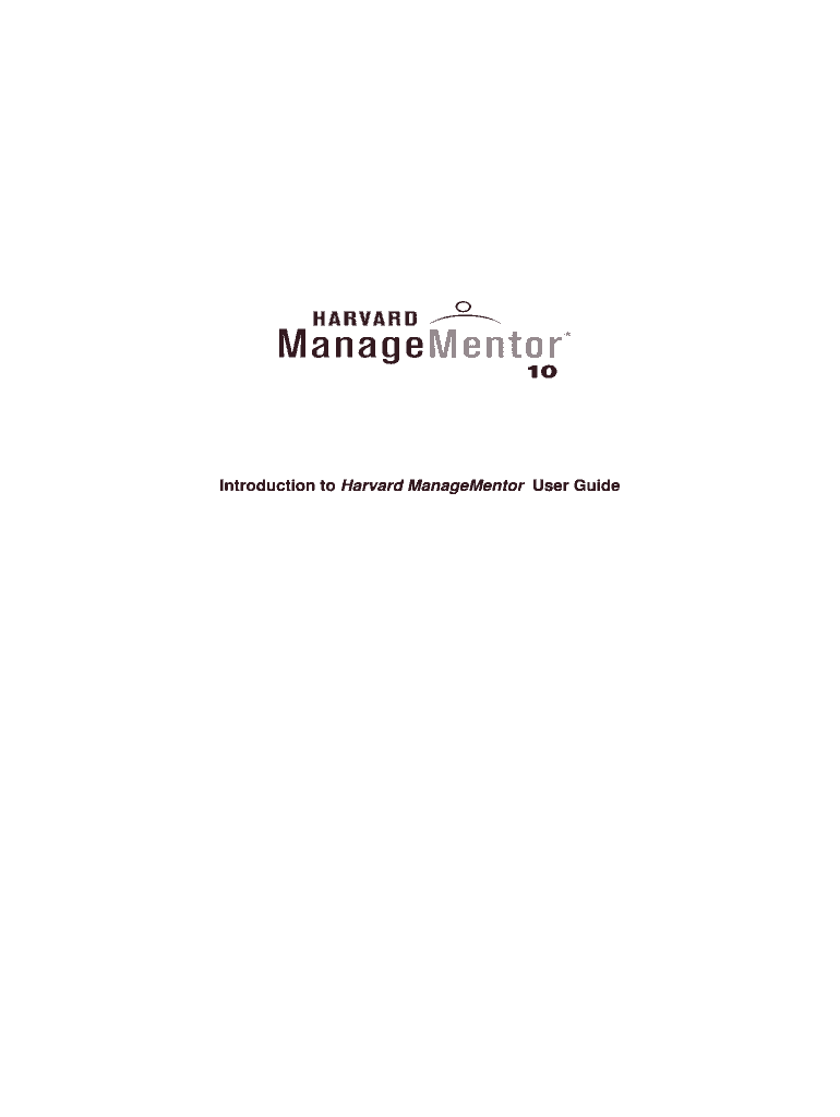 Harvard Managementor Answers Fill Online, Printable, Fillable, Blank