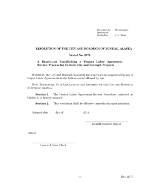 How to make authorization letter to process documents - -1- Res 2670 RESOLUTION OF THE bCITY AND BOROUGHb bb - KTOO - ktoo