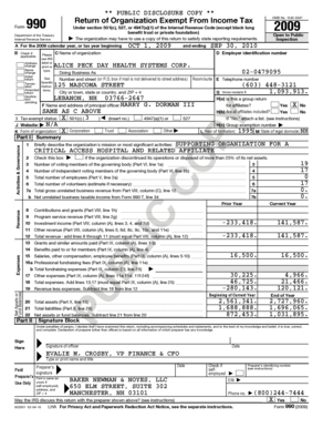 Form 990 2009