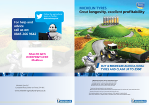 Michelin Agricultural Tyre Promotion Form