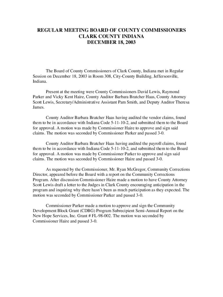 Fillable Online Planning & Zoning Office Clark County, Indiana Fax