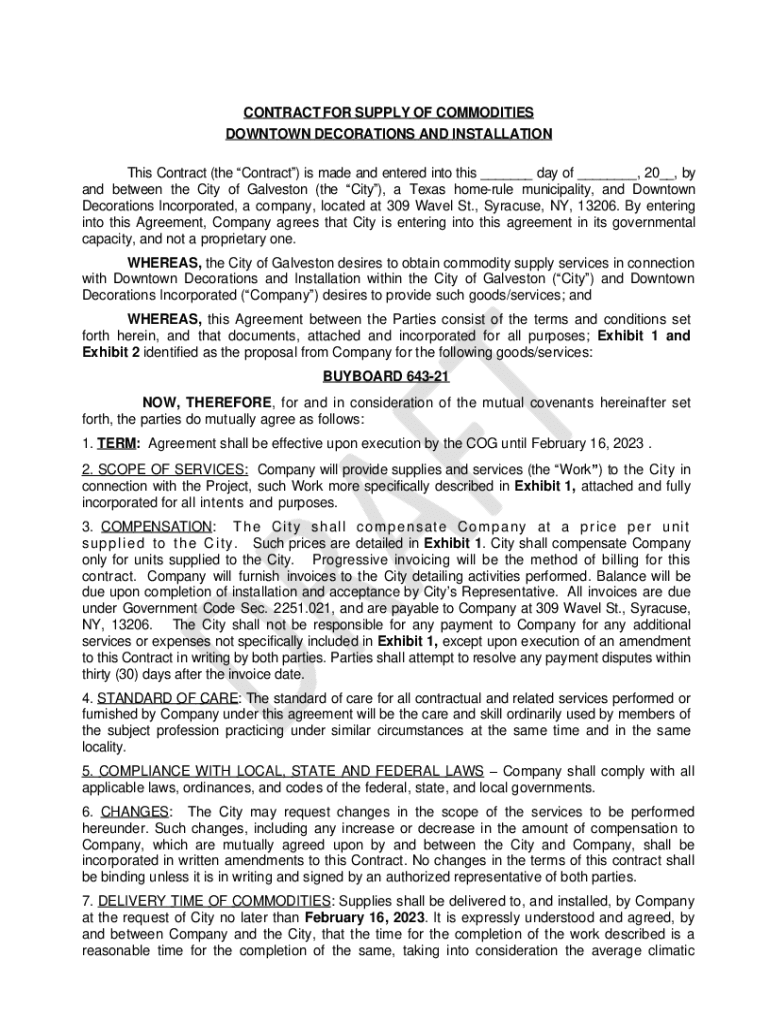 Fillable Online 10+ Supply Contract Templates Free Word, PDF, Apple10+ Supply Contract