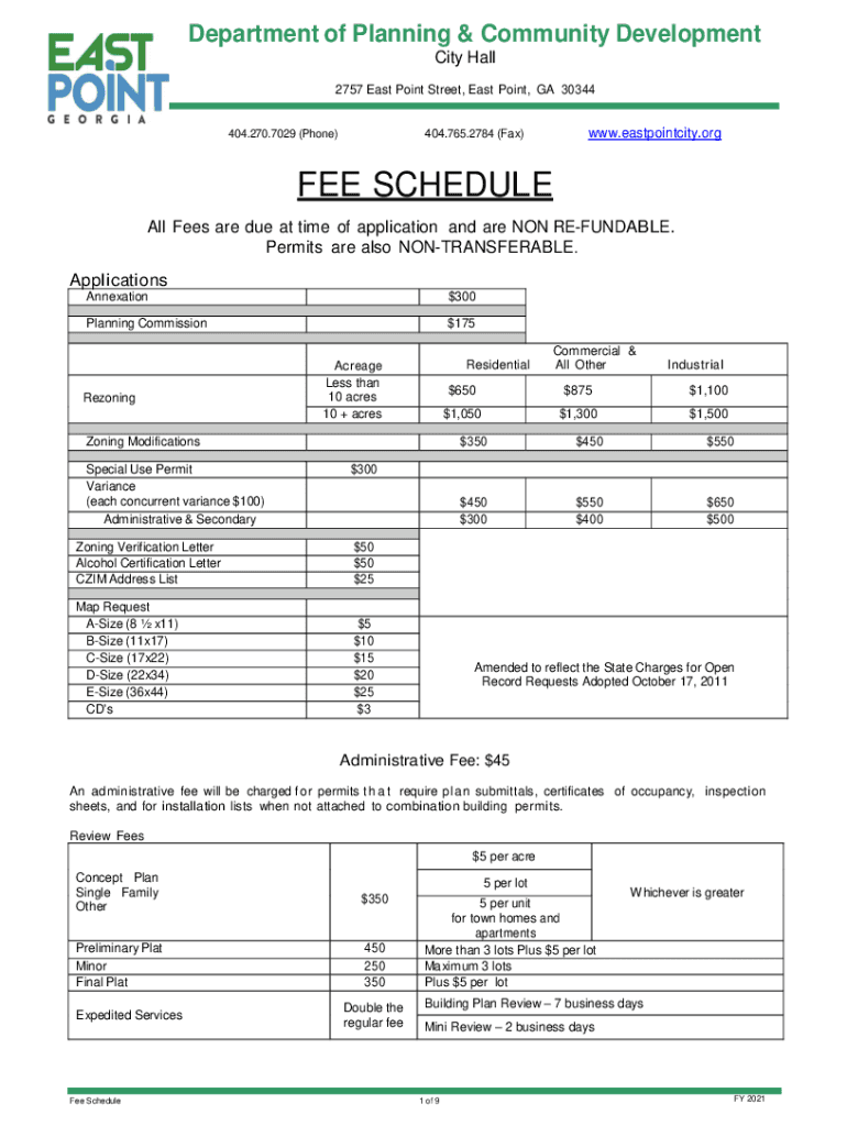 Department of Planning & Community Development - East Point, Georgia Preview on Page 1