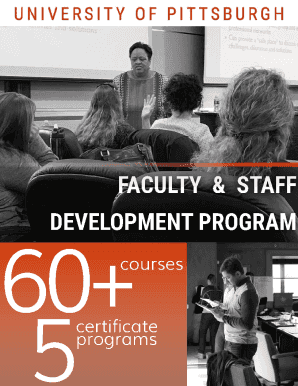 faculty &amp; staff development program - Pitt HR