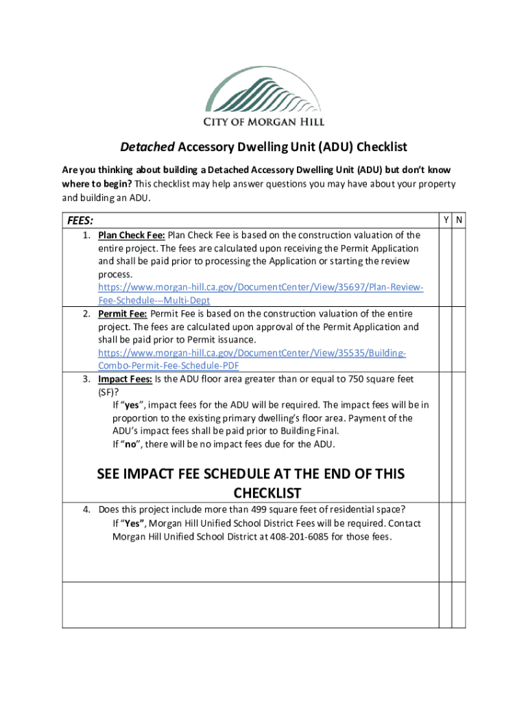 Fillable Online Detached Accessory Dwelling Unit: Costs, Pros and Cons ...