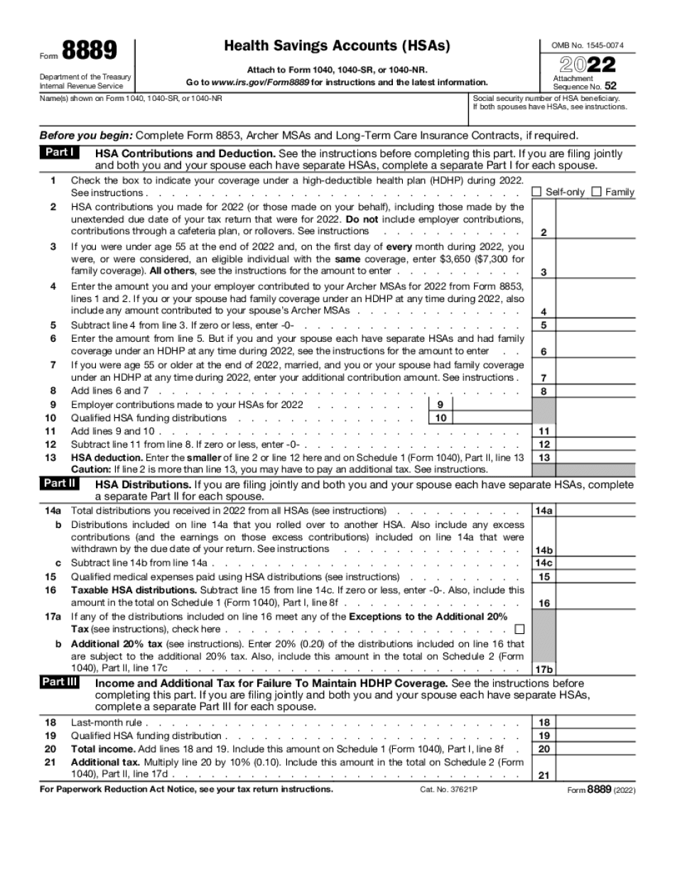 How to fill Form 8889
