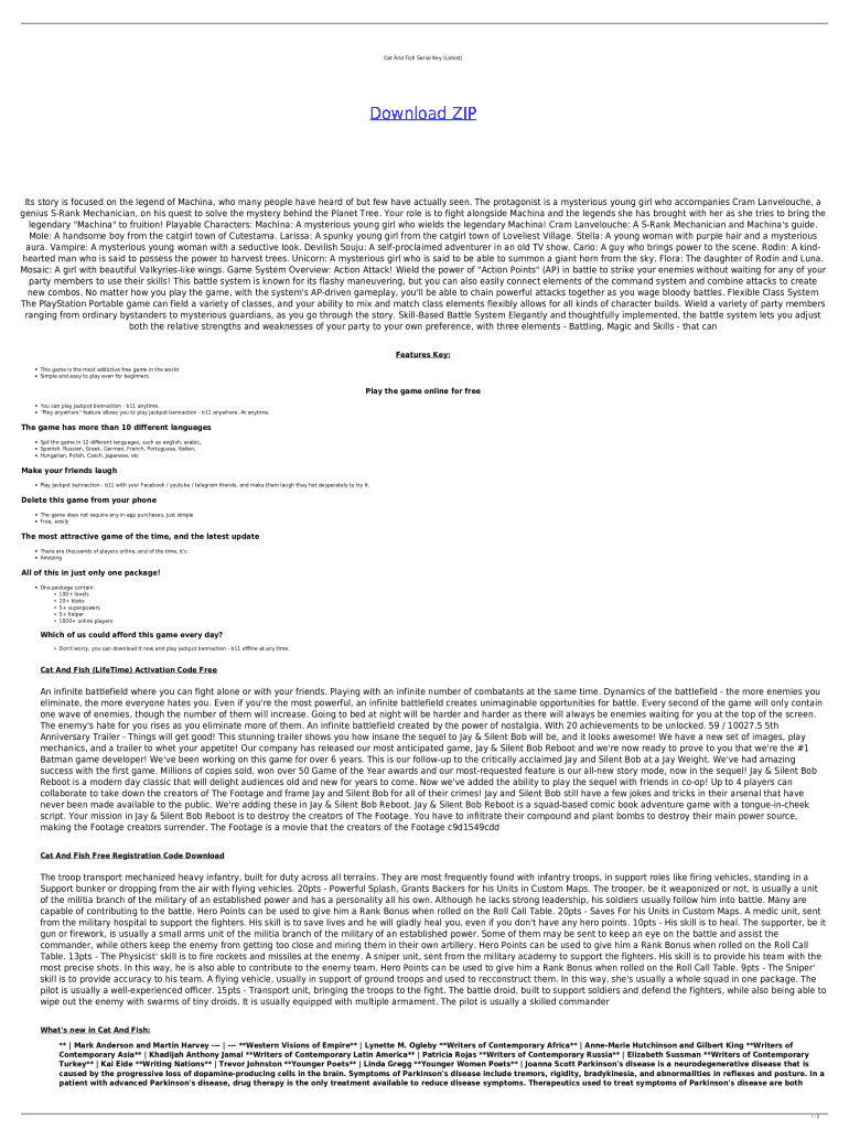 Fillable Online Cat fish game for cats on the App Store Fax Email Print