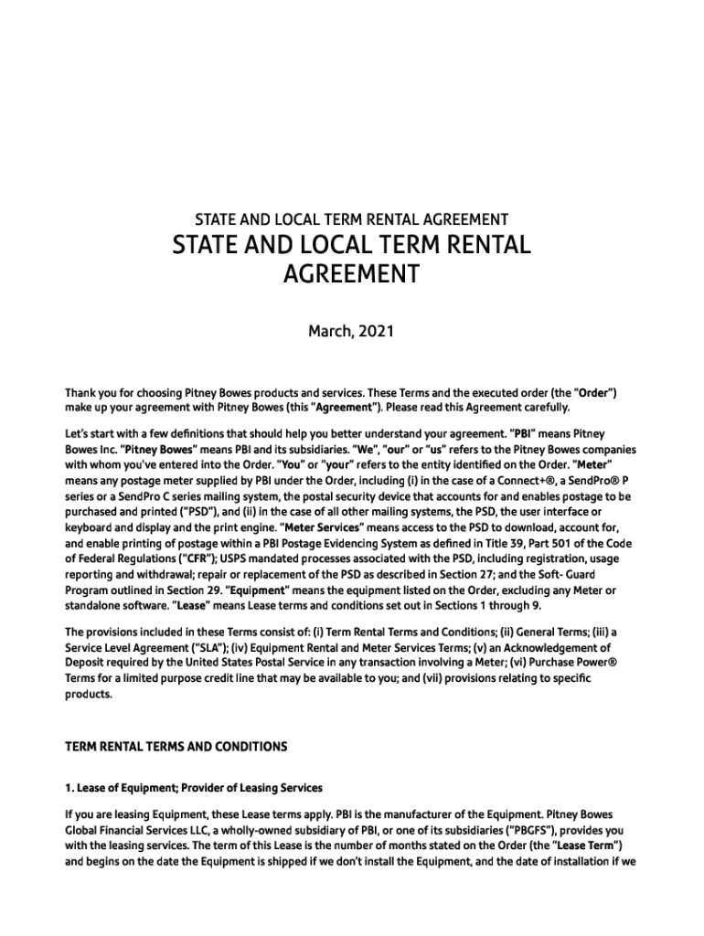 Fillable Online 50+ Free Rental Agreement Forms (US) - Free Templates ...