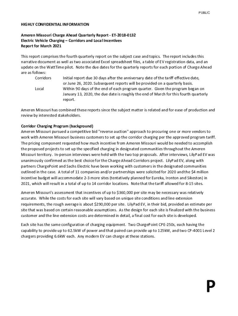 Fillable Online Ameren Missouri powering more electric vehicle charging