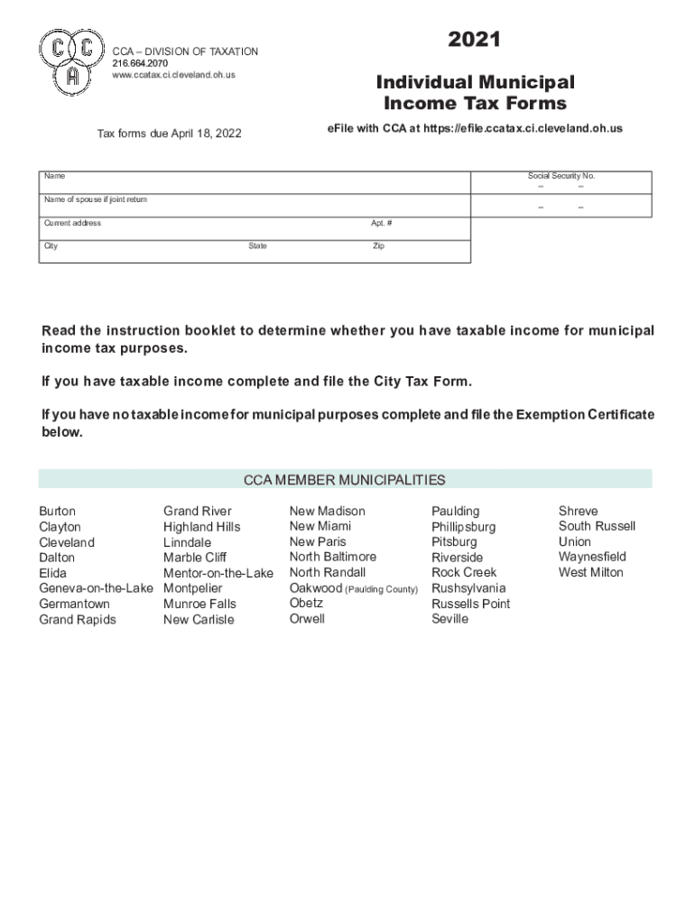 cca division of taxation Preview on Page 1