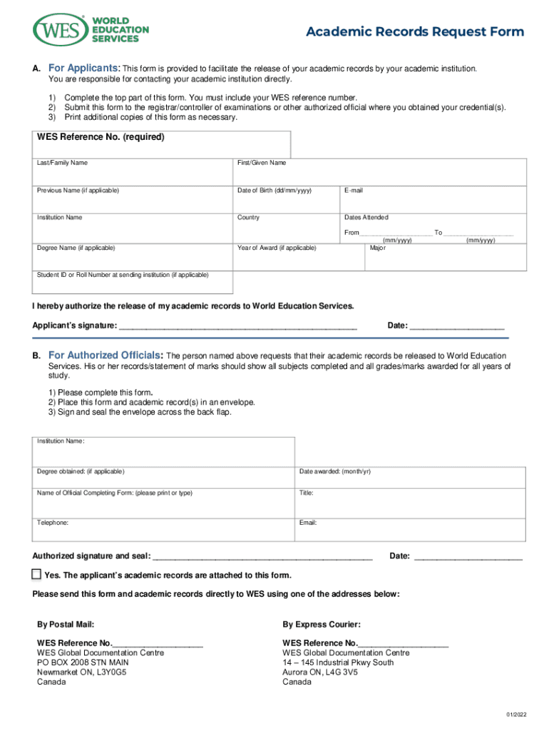 Automate High school transcript request form Document Processing