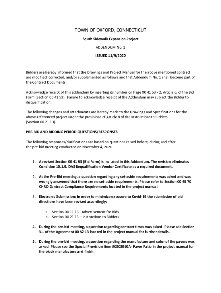 Fillable Online OXFORD MAIN STREET PROJECT NEWSOxford CT Oxford