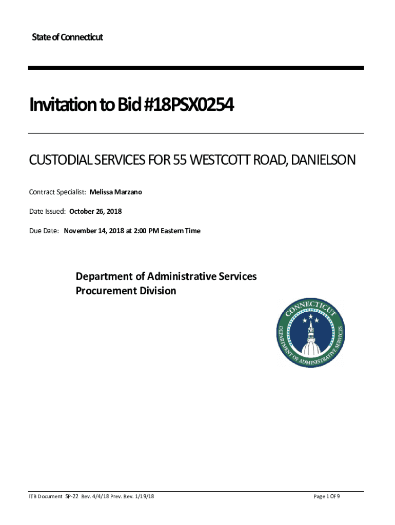 Fillable Online SP50 BID