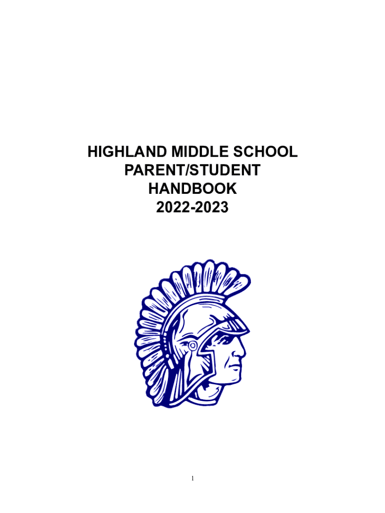 Fillable Online DocumentsHighland Middle School School Town Of