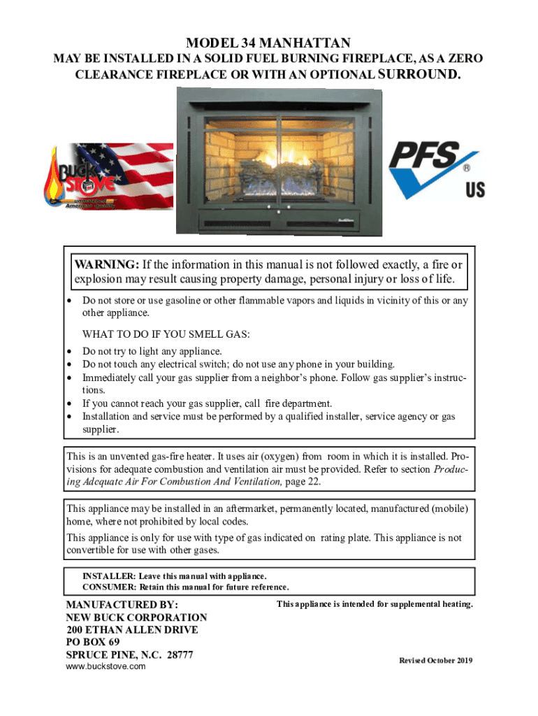 Fillable Online lib store yahoo Buck Model 34ZC Manhattan Vent Free
