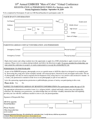 Fillable Online spcweb.alamo.eduEMBODIRegistrationFormEMBODI ...