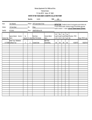 Fillable Online Hunting Licenses &amp; Permits Montana FWP Fax Email Print ...
