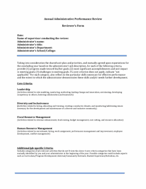 Fillable Online What Is a Performance Review Template?Indeed ...