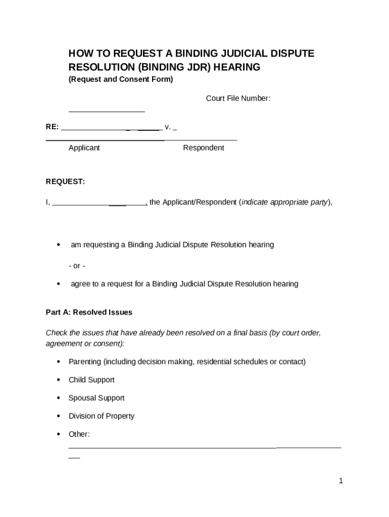 albertacourts.caclaimsresolutiontracksBinding Judicial Dispute