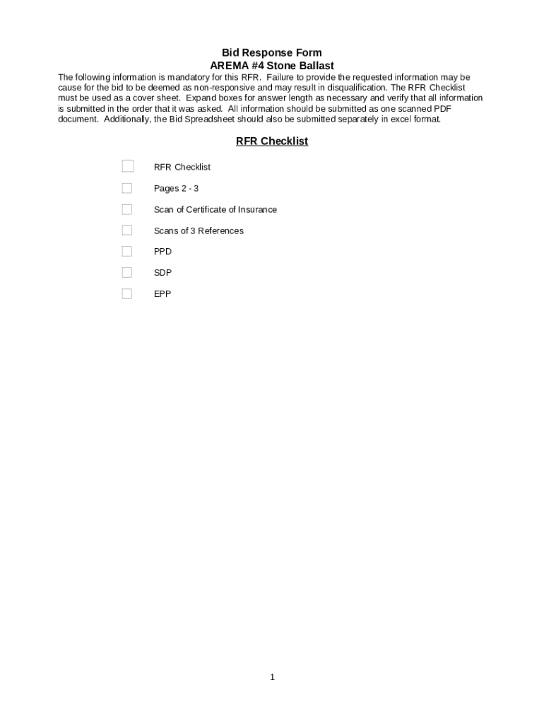 AREMA BALLAST Ordovician Dolomitic Limestone Pattison Company Doc Template pdfFiller