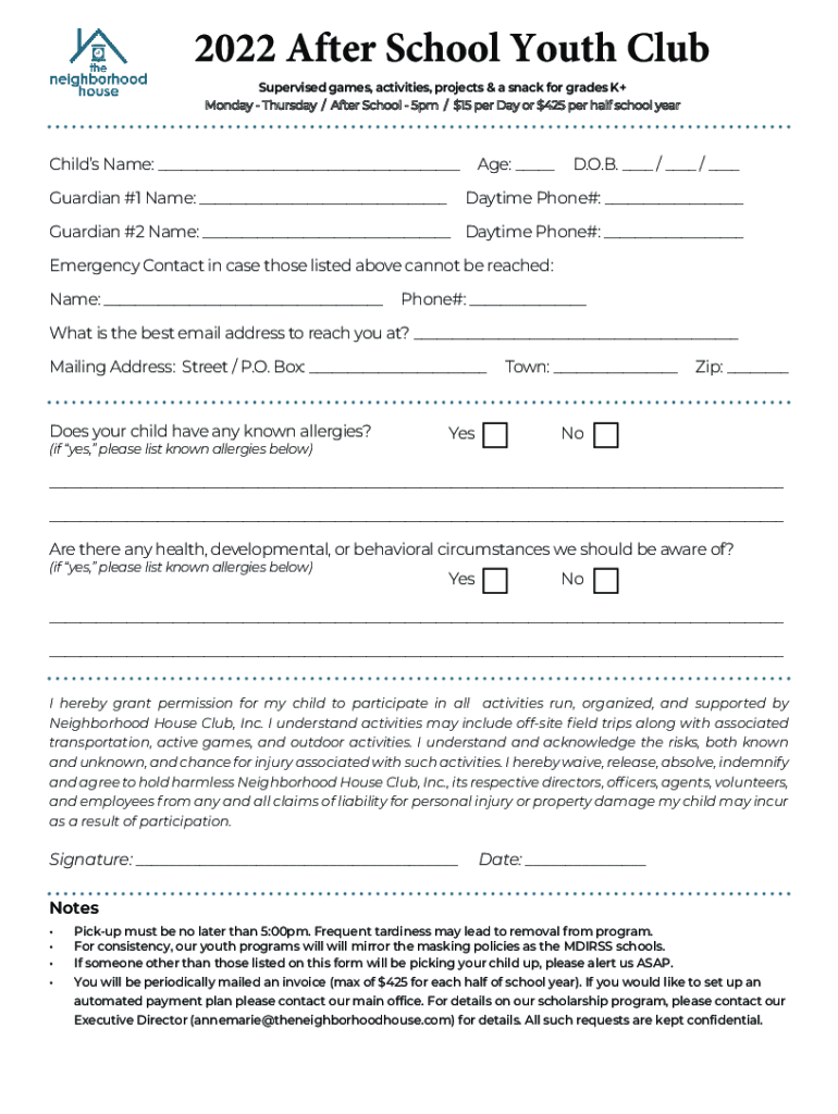 youth afterschool-activitiesAfterschool ActivitiesYouth Preview on Page 1