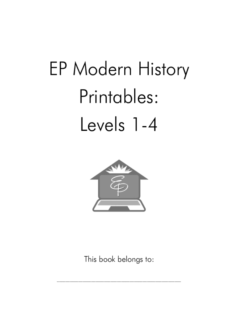 Fillable Online allinonehomeschool.comhistory-year-4HistoryModernEasy ...