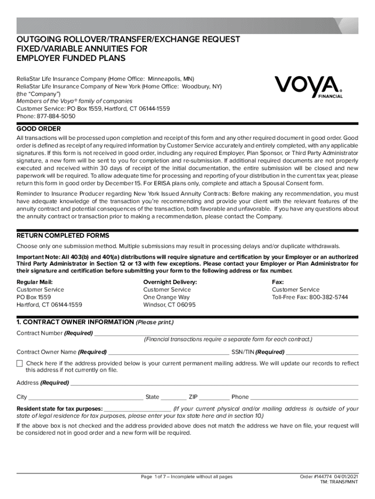 ReferenceVoya Financial: Plan, Invest, Protect Voya Voya Financial: Plan, Invest, Protect Voya Refer Preview on Page 1