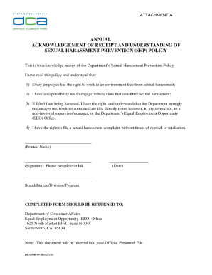 Office of Human Resources - EEO Office - Sexual Harassment Prevention Policy EEO 12-01. Office of Human Resources - EEO Office - Sexual Harassment Prevention Policy EEO 12-01