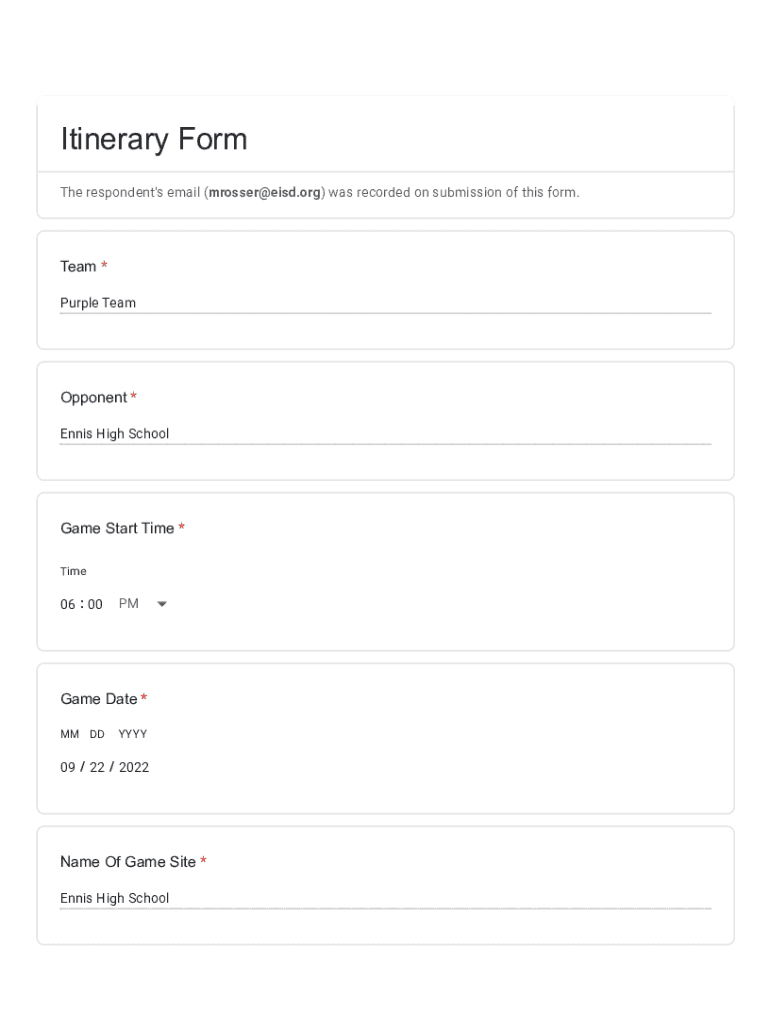 Form preview