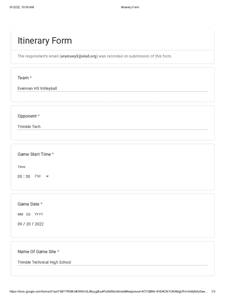 Form preview