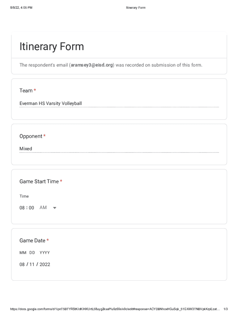 Form preview