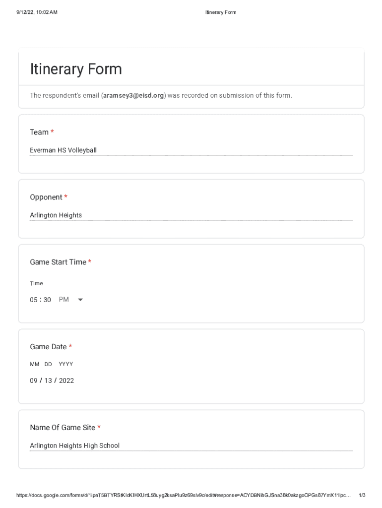 Form preview