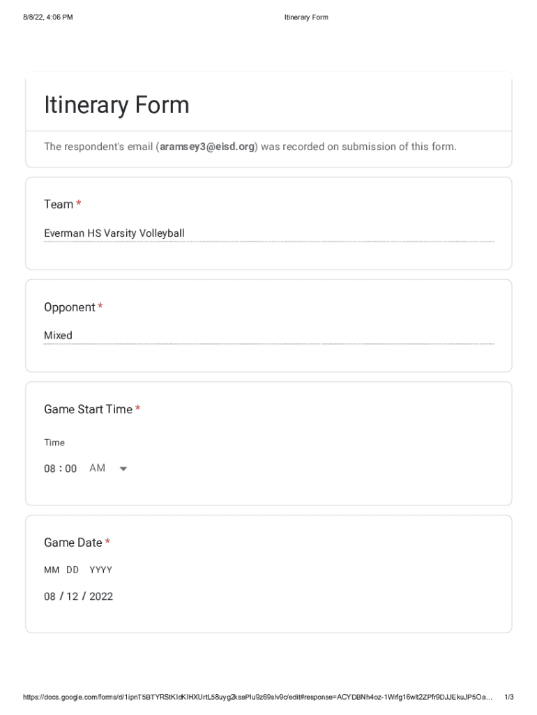 Form preview