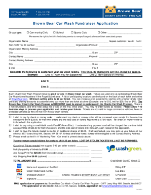 Fillable Online Charity Car Wash app - Amazon S3 Fax Email Print ...